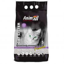 Бентонітовий наповнювач AnimAll Premium Lavender з ароматом лаванди, для котів, 5 л