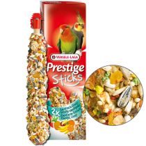 Ласощі екзотичні фрукти Versele-Laga Prestige Sticks Big Parakeets Exotic Fruit для середніх папуг, 140 г