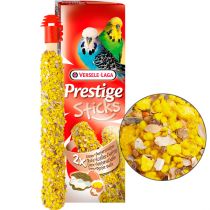 Ласощі Versele-Laga Prestige Sticks Budgies Eggs & Oyster Shells для хвилястих папуг, 60 г