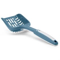 Совок для котячого туалету Savic Mega-Loo Cat Litter Scoop, синьо-сірий, 40 × 14 × 7 см