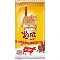 Сухий корм Lara Adult Beef flavour для кішок, з яловичиною, 10 кг