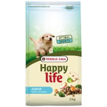 Сухий корм Happy Life Junior with Chicken для цуценят всіх порід, з куркою, 3 кг