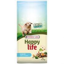 Сухий корм Happy Life Junior with Chicken для цуценят всіх порід, з куркою, 10 кг