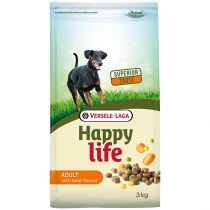 Сухий корм Happy Life Adult with Beef flavouring для собак всіх порід, з яловичиною, 3 кг