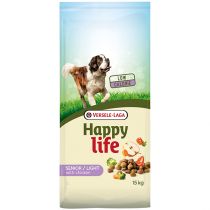 Сухий корм Happy Life Senior Light with Chicken для літніх собак, з куркою, 15 кг