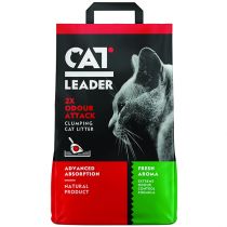 Наповнювач ультракомкующійся Cat Leader Clumping 2xOdour Attack Fresh для кішок, 5 кг