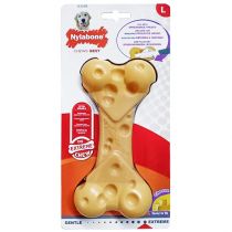 Іграшка жувальна Nylabone Extreme Chew Cheese Bone L, смак сиру, для собак до 23 кг