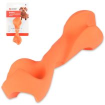 Іграшка Flamingo Rubber Flexo Twisted Dumbbell, для собак, 10.8 × 3.7 см