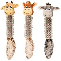 Іграшка м'яка Flamingo Cow / Horse / Donkey Spine, для собак