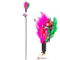 Іграшка Flamingo Feather Stick, жарт з пір'ям, для кішок