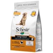 Сухий корм Schesir Dog Large Adult Chicken, з куркою, для собак великих порід, 3 кг