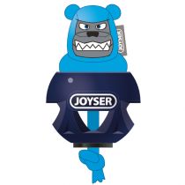 Іграшка Joyser Cageball Ball & Bear, ведмідь з м'ячем, для собак, синій, 20 см