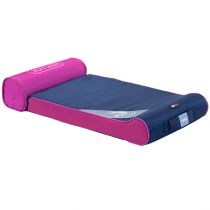 Лежак Joyser Chill Sofa для собак, ортопедичний, синьо-рожевий, 74×40×6 см
