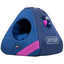 Будиночок Joyser Chill Cat Home для котів, синьо-рожевий, 40×40×41 см