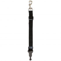 Повідець з гаком безпеки Croci Harness Safety Belt для собак, нейлон, чорний, 2.5×150 см