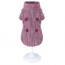 Куртка Croci Pinky Tweed для собак, зима, рожевий, 20 см