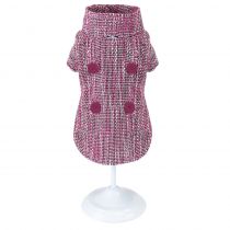 Куртка Croci Pinky Tweed для собак, зима, рожевий, 25 см