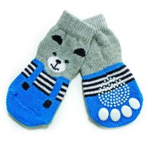 Шкарпетки Croci Teddy Bear для собак, розмір XL, весна/осінь, синій, 40×110 мм