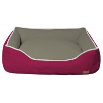 Диван Croci Cozy Fuxia для собак, прямокутний, рожевий, 70×60×20 см