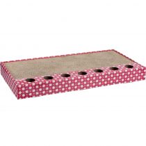 Драпак Trixie, для котів, з 2-ма м'ячиками всередині, картонний, 48×25 см, рожевий