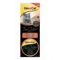 Ласощі GimCat Pate Deluxe паштет з м'ясом птиці, для кішок, 3 × 21 г