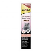 Паста GimCat Anti-Hairball Duo Paste Chicken + Malt, для виведення шерсті, для кішок, 50 г