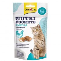 Ласощі GimCat Nutri Pockets Dental для гігієни ротової порожнини, для котів, 60 г