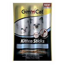 Ласощі GimCat Kitten Sticks палички з індичкою, для кішок, 3 шт