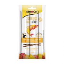 Ласощі GimCat Superfood Duo-Sticks, лосось і манго, для кішок, 3 шт