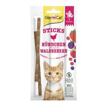 Ласощі GimCat Superfood Duo-Sticks, курка і лісові ягоди, для кішок, 3 шт