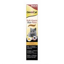 Ласощі GimCat Multi-Vitamin Duo-Paste Cheese + 12 Vitamins, для кішок, 50 г
