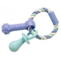 Іграшка GimDog кільце з мотузкою з термопластичної гумою, для собак, 15 см