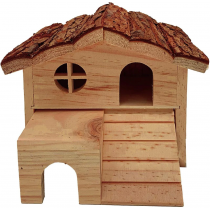 Дерев'яний будинок Croci Хекман, для гризунів, 17×15×13 см