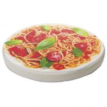 Подушка Croci Spaghett для котів і собак дрібних порід, бавовна, принт спагетті, 50×5 см