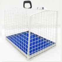 Клітка-переноска Croci №2 для собак, метал, білий, 32.5×30×40 см