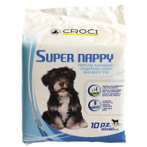 Пелюшки Croci Super Nappy для собак, 60×60 см, 10 шт