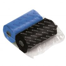 Пакети Croci для собачих фекалій, чорний/синій, 2 рулони×20 пакетів