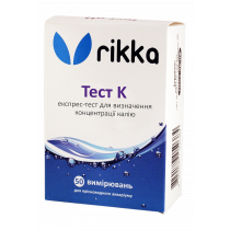 Тест Rikka Rikka До для визначення концентрація калію у воді (Т-115)