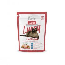 Сухий корм Brit Care Cat Lucky I am Vital Adult, для дорослих котів, 0.4 кг