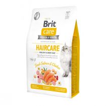 Сухий корм Brit Care Cat GF Haircare Healthy & Shiny Coat, для кішок, 2 кг