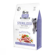 Сухий корм Brit Care Cat GF Sterilized Weight Control, для дорослих котів, 0,4 кг