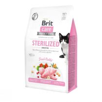 Сухий корм Brit Care Cat GF Sterilized Sensitive, для кішок з чутливим травленням, 0,4 кг