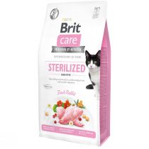 Сухий корм Brit Care Cat GF Sterilized Sensitive, для кішок з чутливим травленням, 7 кг
