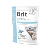 Сухий корм Brit GF Veterinary Diets Cat Obesity, для дорослих котів, 0.4 кг