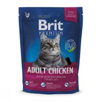 Сухий корм Brit Premium Cat Adult Chicken для котів, з куркою, 0.3 кг