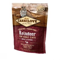 Сухий корм Carnilove Cat Energy & Outdoor, для кішок, північний олень, 0.4 кг