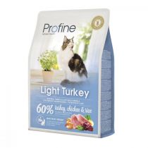 Сухий корм Profine Cat Light, для кішок, з індичкою, 2 кг