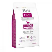 Сухий корм Brit Care Junior Large Breed Lamb&Rice для цуценят великих і гігантських порід, ягня та рис, 3 кг