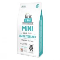 Сухий корм Brit Care GF Mini Light&Sterilised, для собак малих порід, 7 кг