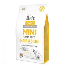 Сухий корм Brit Care GF Mini Hair&Skin, для собак малих порід, 2 кг